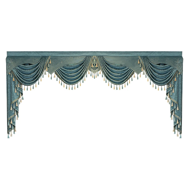 

European luxury window Valance for living room, bedroom and balcony window Valance finished product 1pc