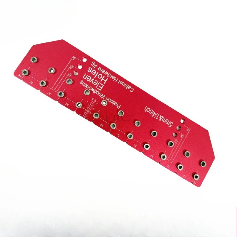 

Puncher Hinge Aluminum Alloy 2-in-1 Cabinet Door Positioning Woodworking Tools Furniture Installation Tools Clear Markings