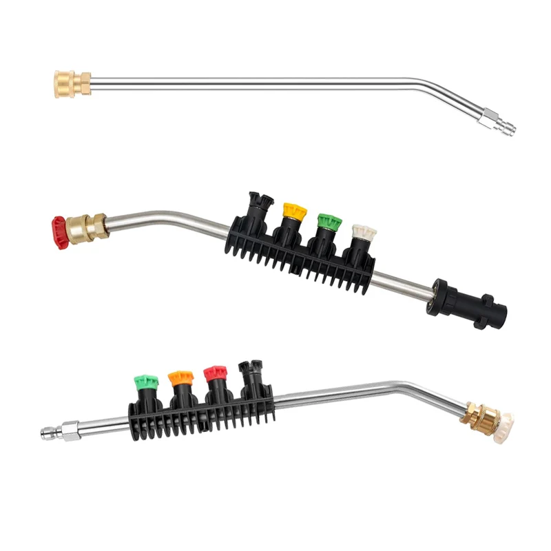 

Удлинительная насадка для мойки высокого давления с быстрым соединением 1/4 дюйма, 30 см ° Изогнутая насадка-щетка для мойки автомобилей