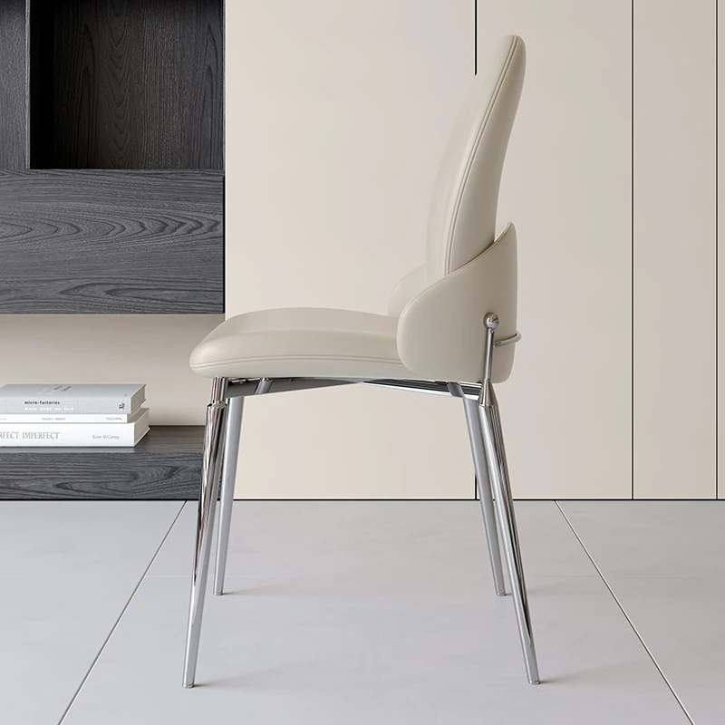 Customizable Light Luxury Restaurant Dining Chair Home Living Room Simple and Comfortable Long-term Sitting