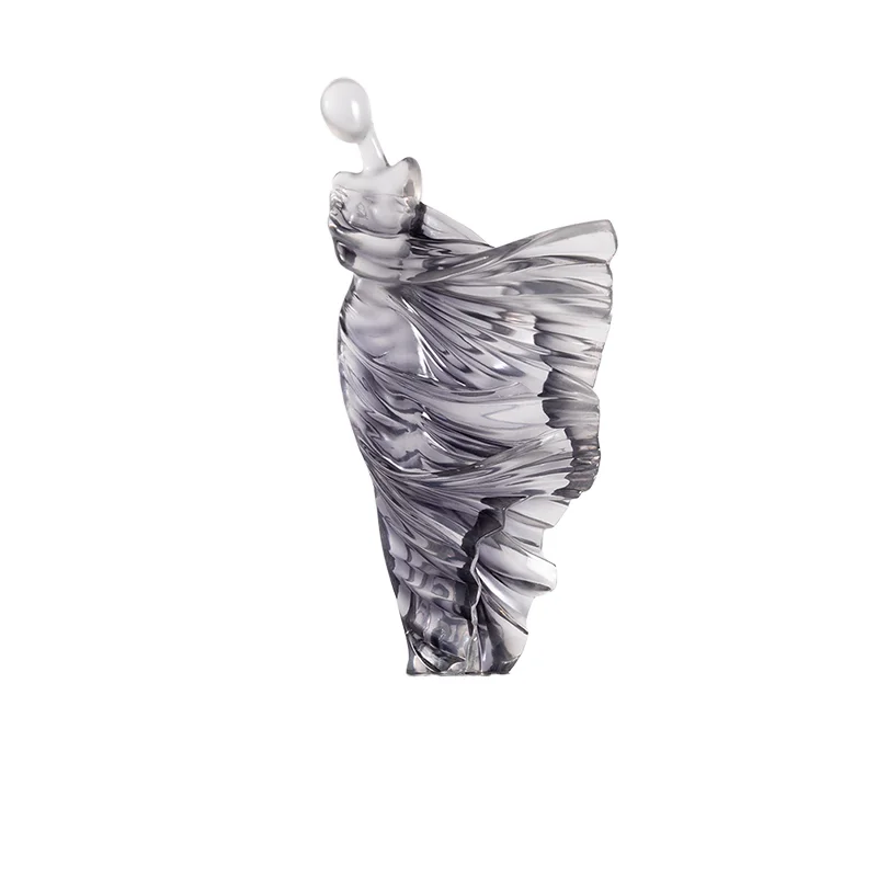 

Light luxury modern high-end resin sculpture ornaments, living room wine cabinet office desktop soft craft soft decoration