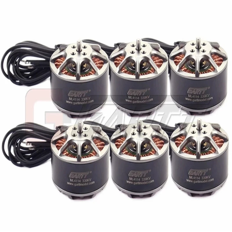 

6PCS GARTT ML 4114 330KV Brushless Motor For Multirotor Quadcopter Hexa DJI S800 S1000 RC Drone