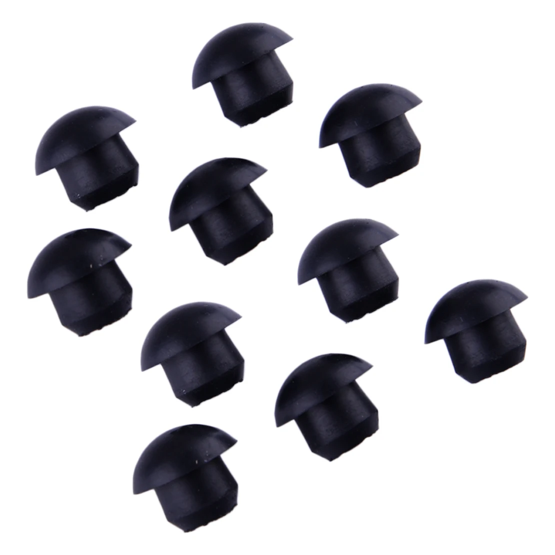 20pcs/set Horizontal Hydraulic Jack Parts Floor Plug Bottle Oil Fill Plug Bung Top Pressure Rod Black Rubber