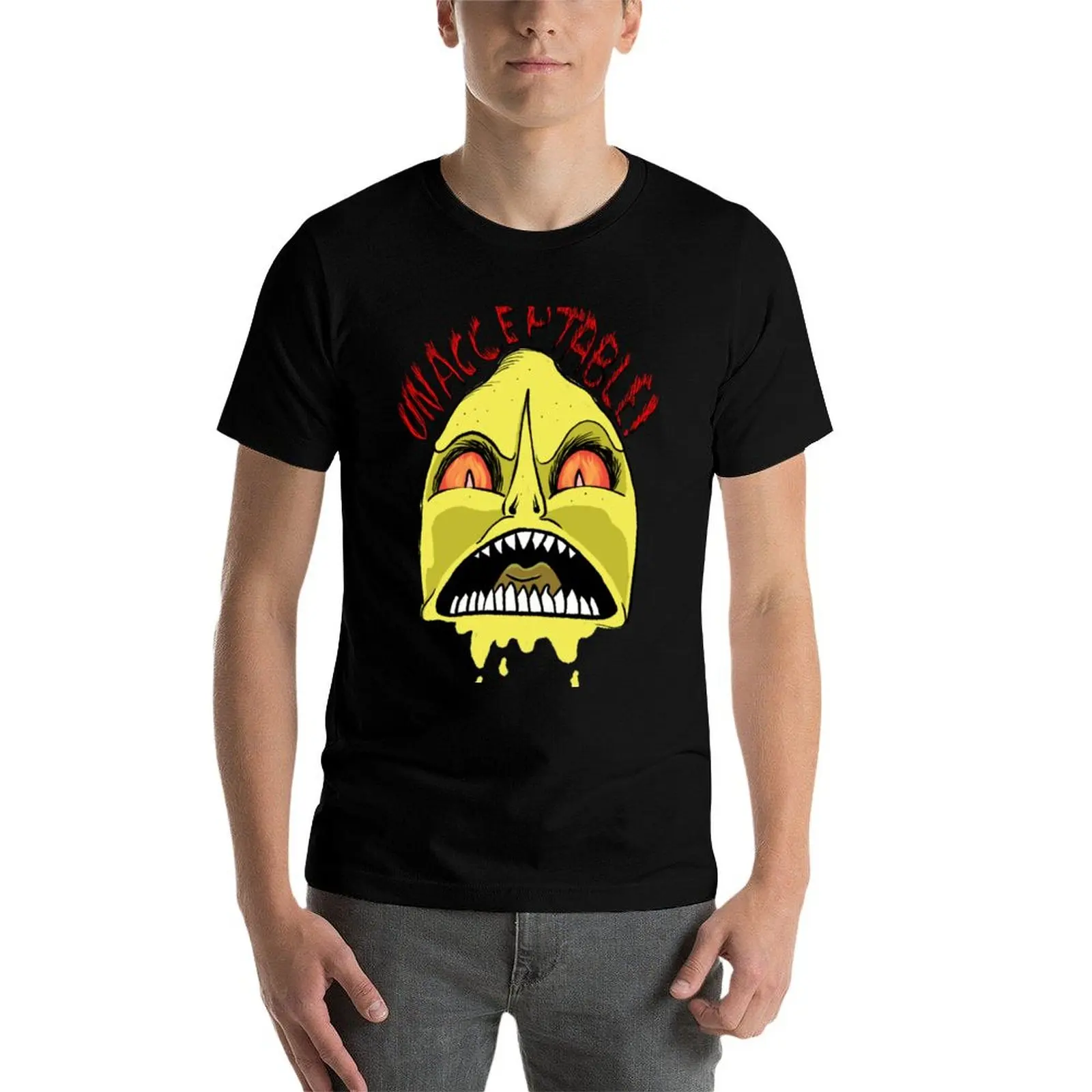 

Unacceptable! Scary Lemongrab T-Shirt man t shirts for men t shirt personalised t shirt man plain T-Shirt