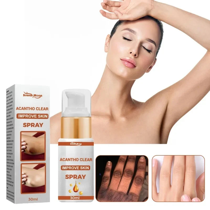 Acantho clear spray Armpit Elbow Knee joint Dark Knuckle Removal Whitening Serum Thigh Inner improve Melanin Dull body skin care