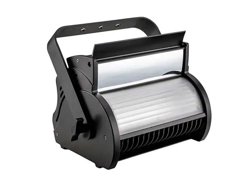 210W 5-in-1 RGBIL LED Strobe Cyclorama Projection Lights DJ Concert Outdoor DMX512 Control Mode Aluminum Alloy Lamp Body E27