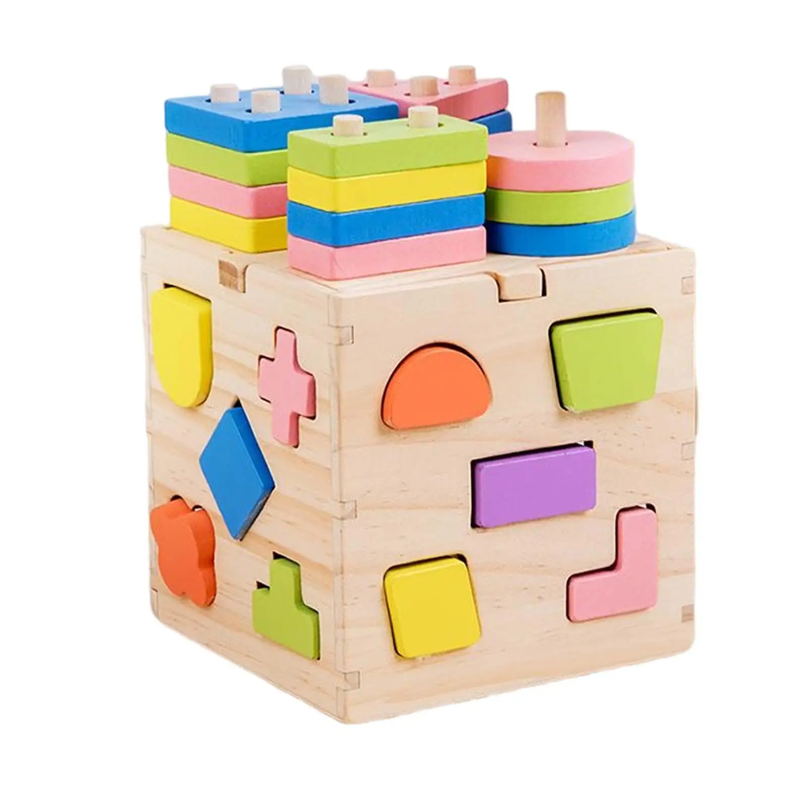 Geometry Shape Toys Puzzles Toy Early Educational Learning Toy Early Educational Toys for Preschool Kids Children Gifts