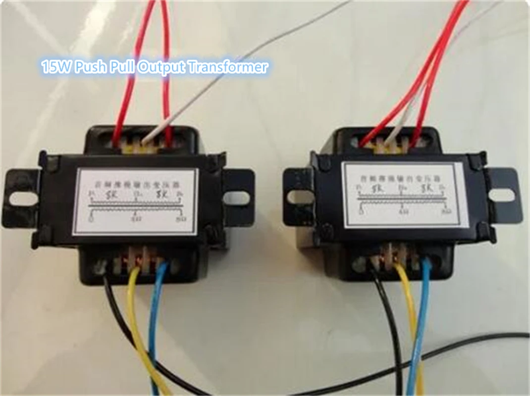 1 Piece 15W Push Pull Output Transformer ,For Tube Amplifiers: 6P1 6P6 6P14 6P15 EL84,  8K or 10K,Secondary 0-4-8 Ω
