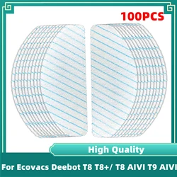 Compatible for Ecovacs Deebot Ozmo T8 T8+/ T8 AIVI T9 AIVI / N8 Pro/ N8 Pro+ Accessories Disposable Mop Pads Parts