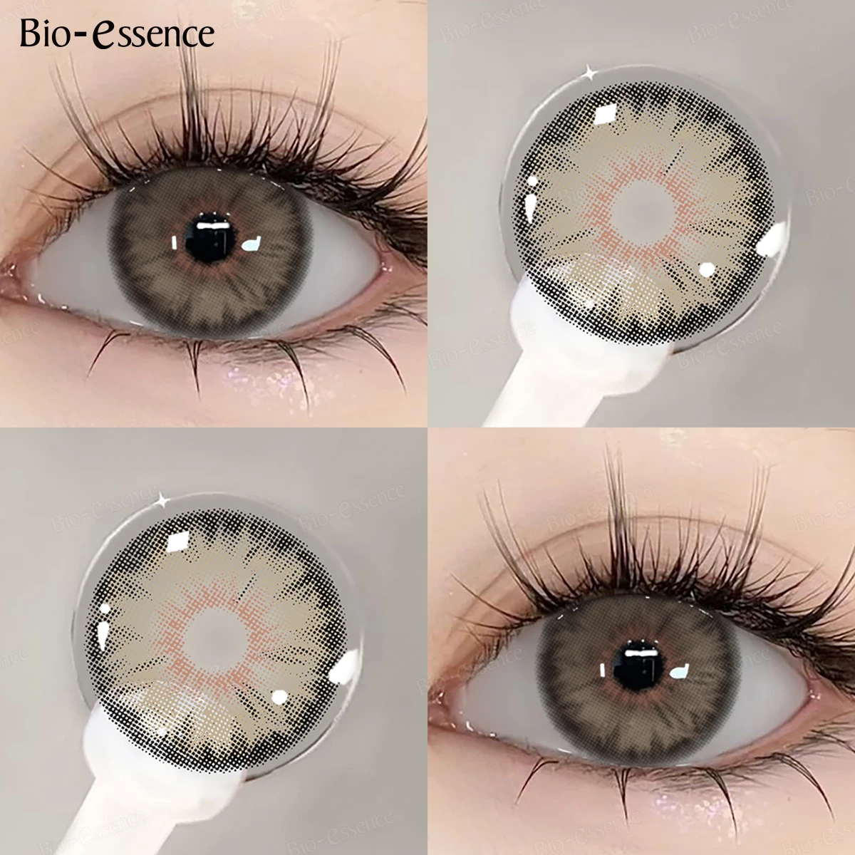 Bio-essence 1 Pair Color Contact Lenses for Eyes Natural Brown Lenses Beauty Fashion Red lense Blue Lenses Green Eye Contact
