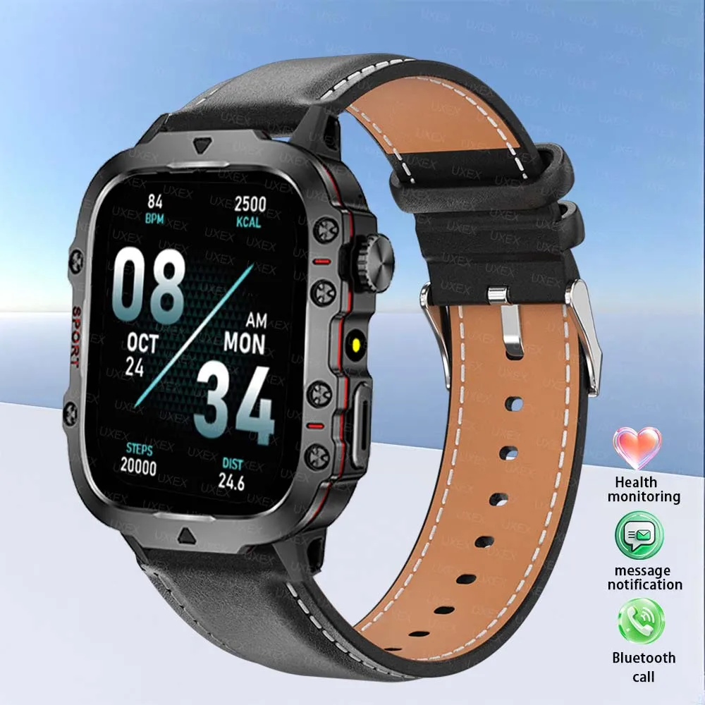 

Умные часы Baron 1,96 дюйма HD, Bluetooth-трекер для вызова и здоровья, часы с управлением через приложение для фотографий на заказ, умная глобальная версия, новый бизнес 2025 года