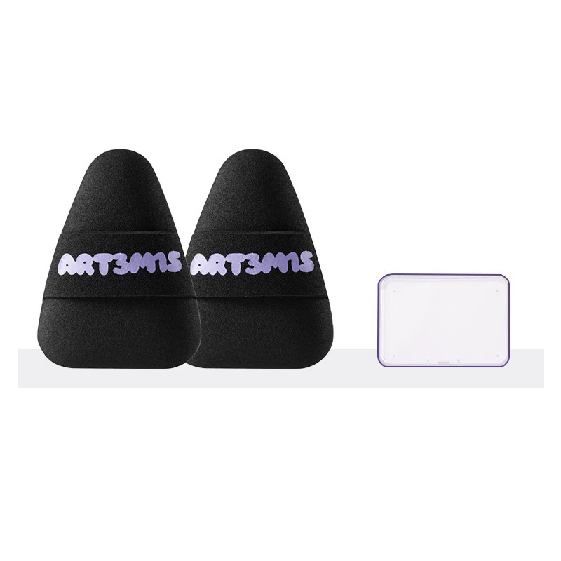 Aubergine Mystique Poederdons Geen Poeder q Stuiterende Poederdons Luchtkussen Nat en Droog Gebruik