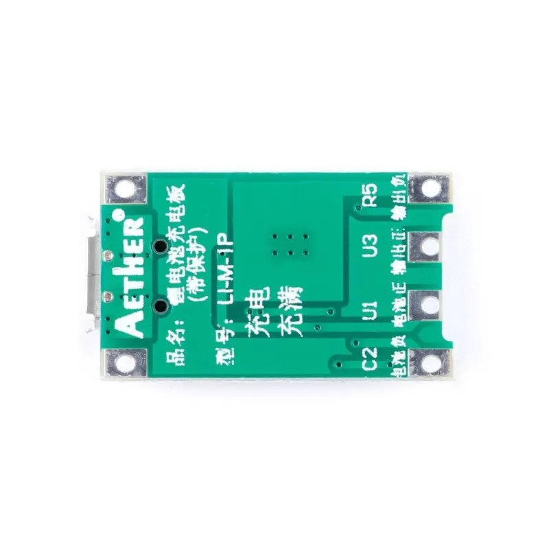 1Bateria de Lítio18650 Módulo de Carregamento4.2V3.7V3.6VPolímero com