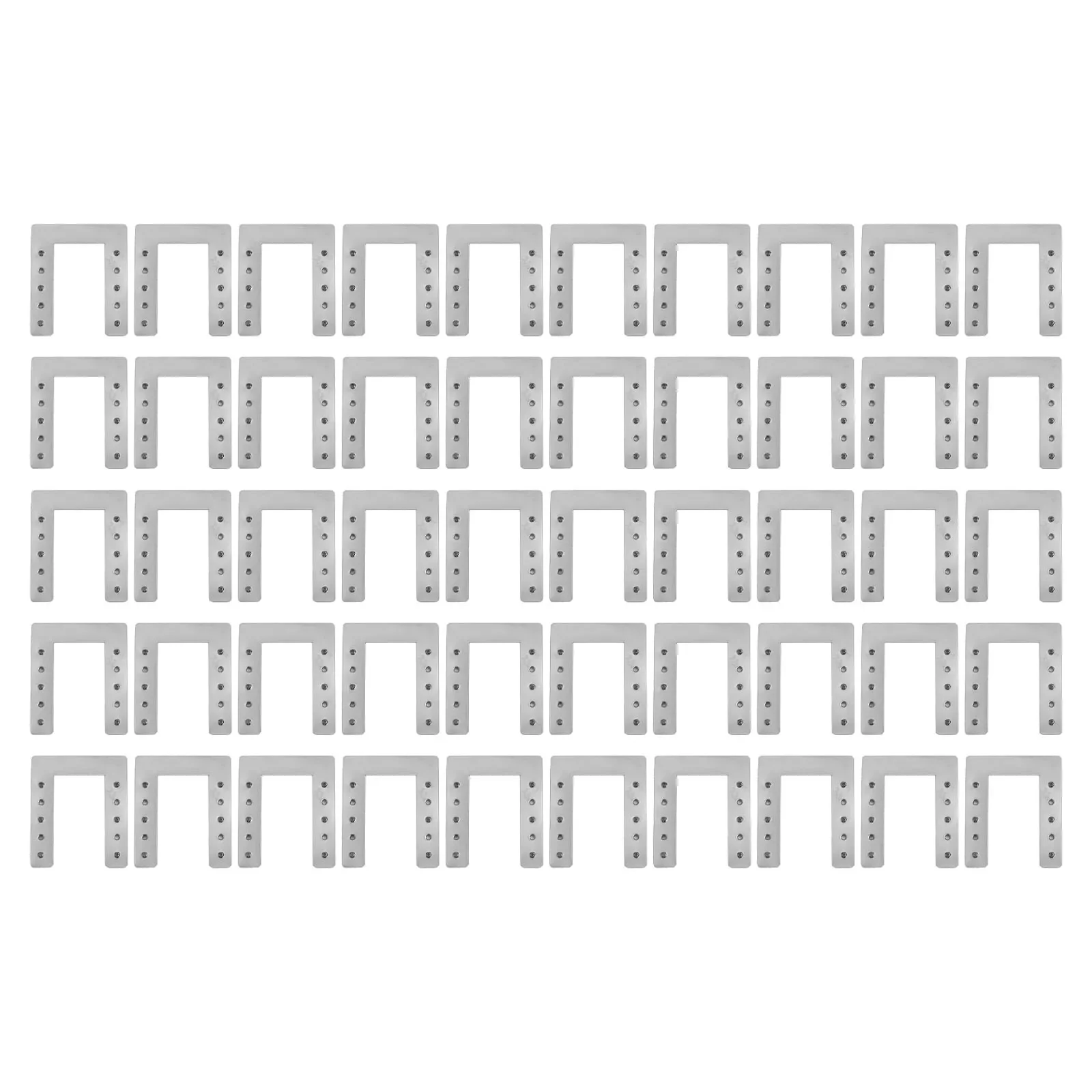 50X Solar Panel Cable Clamp Pv Grounding Gasket Washer Sheet Spacer Roof Ground Electrical Equipment Supplies