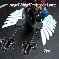 2pcs Motorcycle LED Underbody Light Projector Ghost Angel Wings Laser Light Lamp Car Motorcycle Accessories
