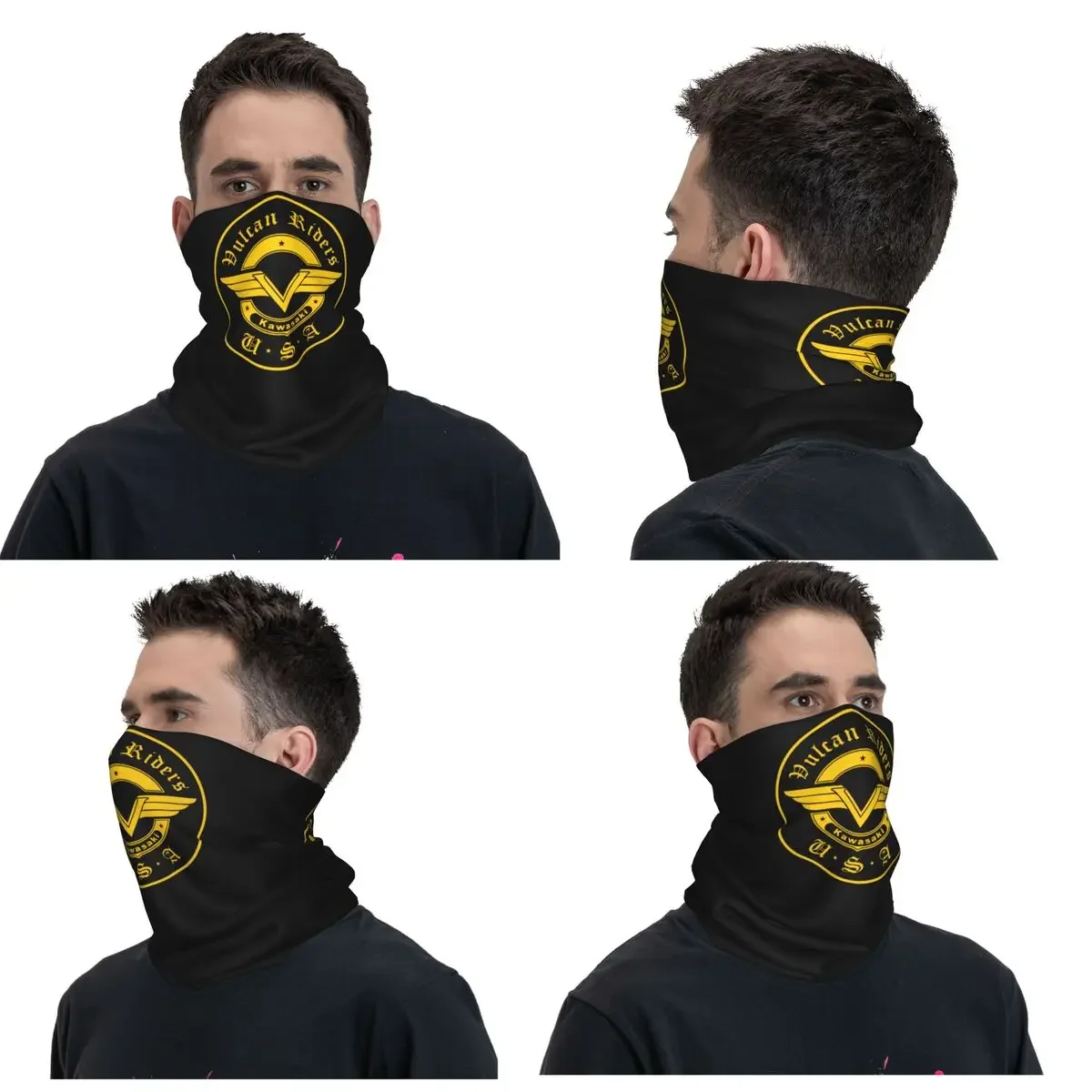 Vulcan Motorcycle Modren Bandana Neck Gaiter Printed Magic Scarf Warm Headwear Running For Men Women Adult All Season