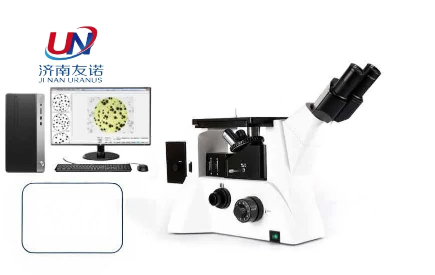 Motorized Stage Auto-Scan Autofocus Electron Microscope Computer View Metallographic Scanner for Metal/Mineral Analysis