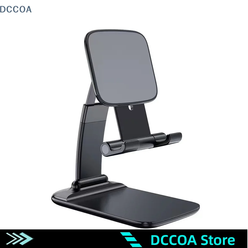 Foldable Plastic Desktop Phone Holder For IPhone For Samsung Huawei Xiaomi OPPO VIVO Cellphone Tablet Stand Bracket For IPad