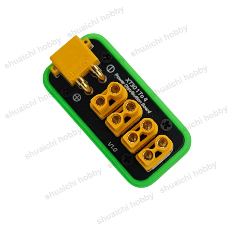 1 Uds 30A XT30 Puerto 1 a 4 vías Placa de distribución de energía divisor XT30 módulo de enchufe para RC modelo coche/vehículo accesorio DIY