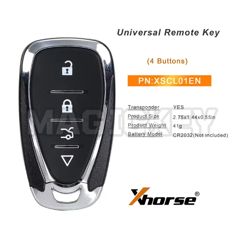 1 peça versão global vvdi xhorse xsc01en universal chevrolet estilo xm38 tipo suporte 4d 4a chave remota do carro para toyota chevrolet