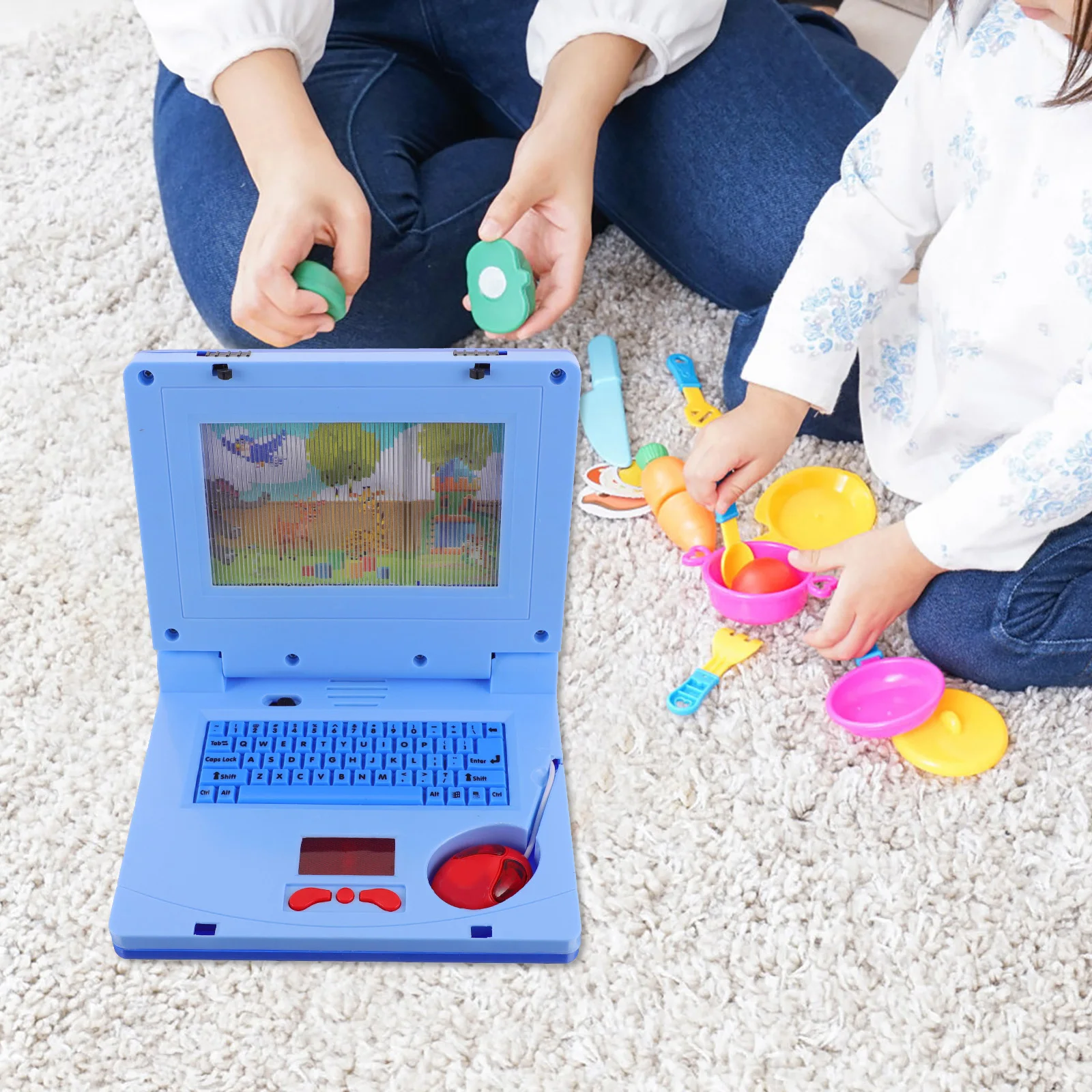 Laptop per l'educazione precoce Laptop per bambini per bambini Giocattoli per l'apprendimento Gioca al notebook per computer