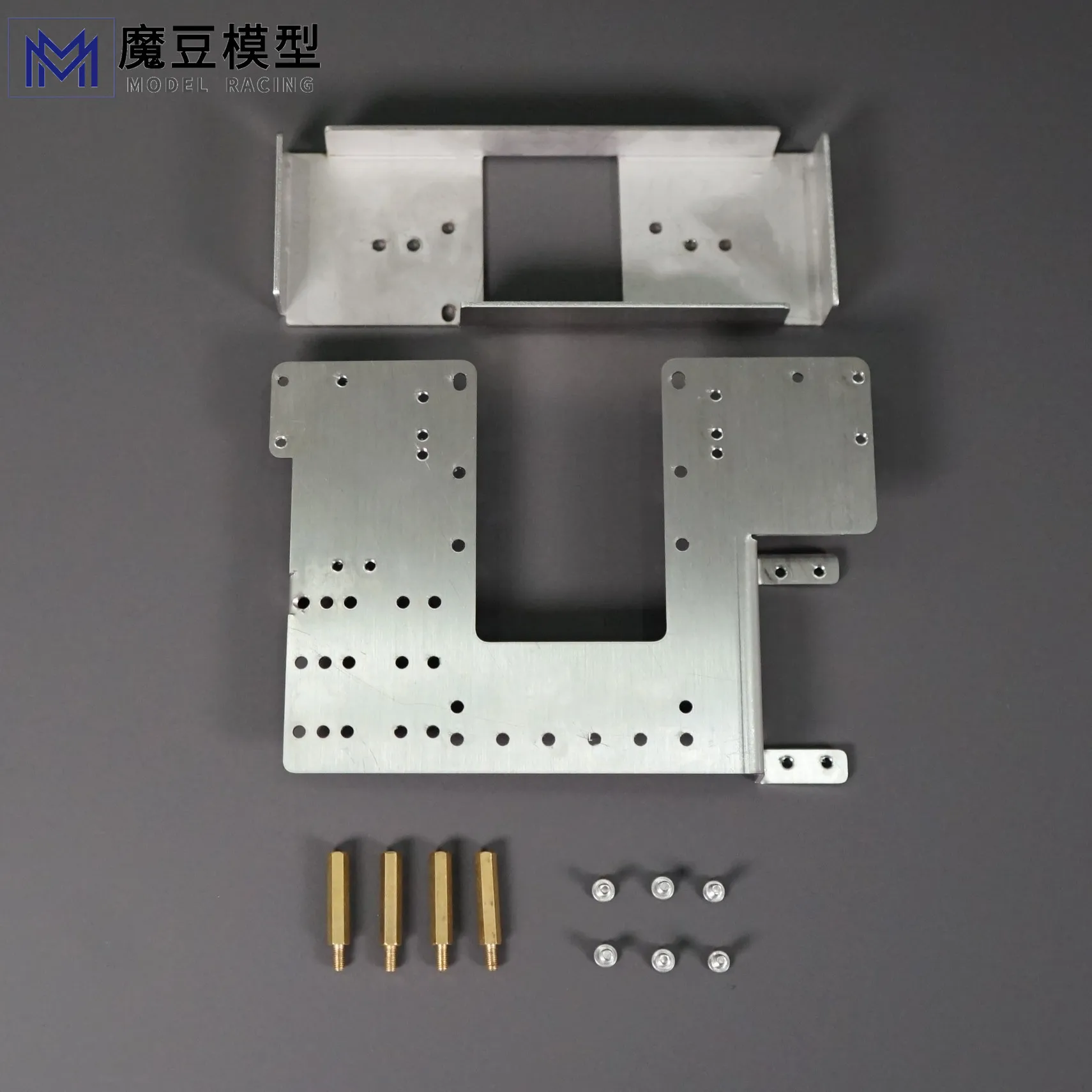 RC Metal Stainless Steel Battery Case Second Floor for 1/14 Tamiya RC Truck Trailer Tipper Scania Benz MAN Volvo Car DIY Parts