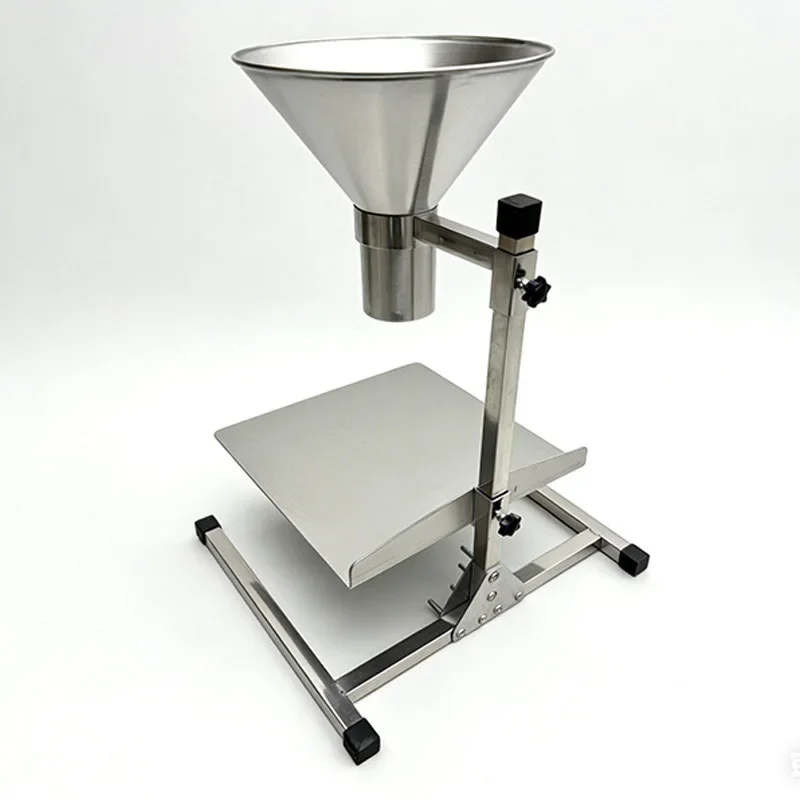 Stainless Steel Large-Diameter Vacuum Bag Oil-Resistant Dispenser with Stand and Filling Funnel—The Ultimate Food Packaging Tool