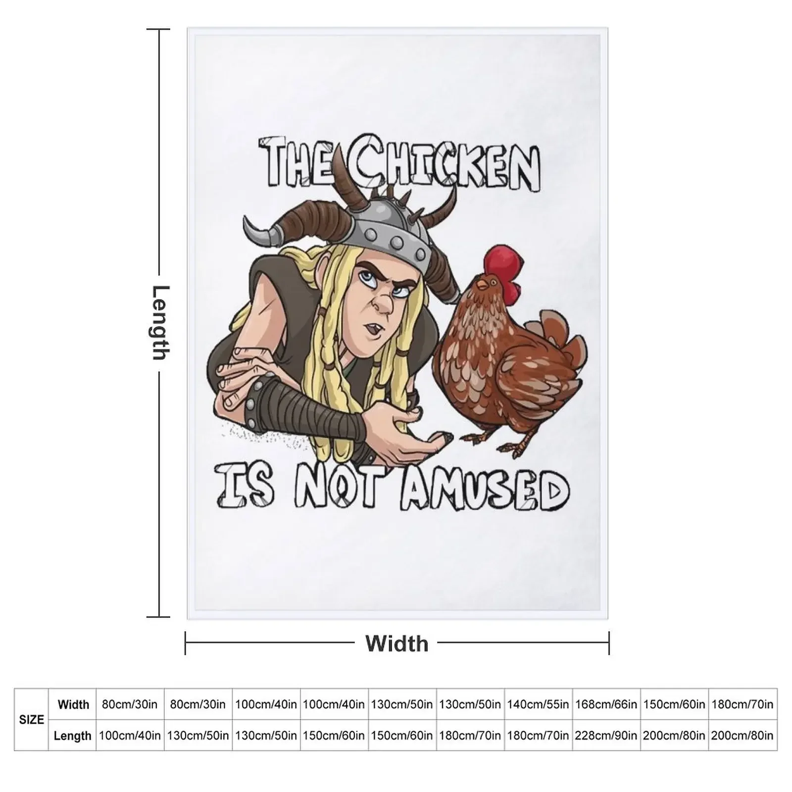 The Chicken is Not Amused Throw Blanket Personalized Gift Plaid Blankets For Bed Softest Blankets