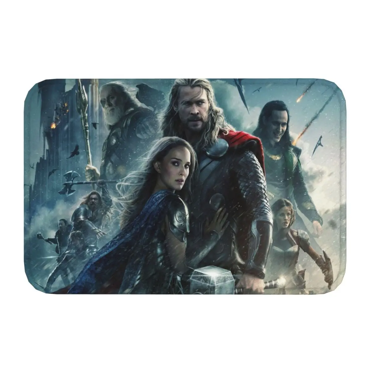 Thor Non-slip Doormat Kitchen Mat MARVEL Super Hero Hallway Carpet Welcome Rug Indoor Decor