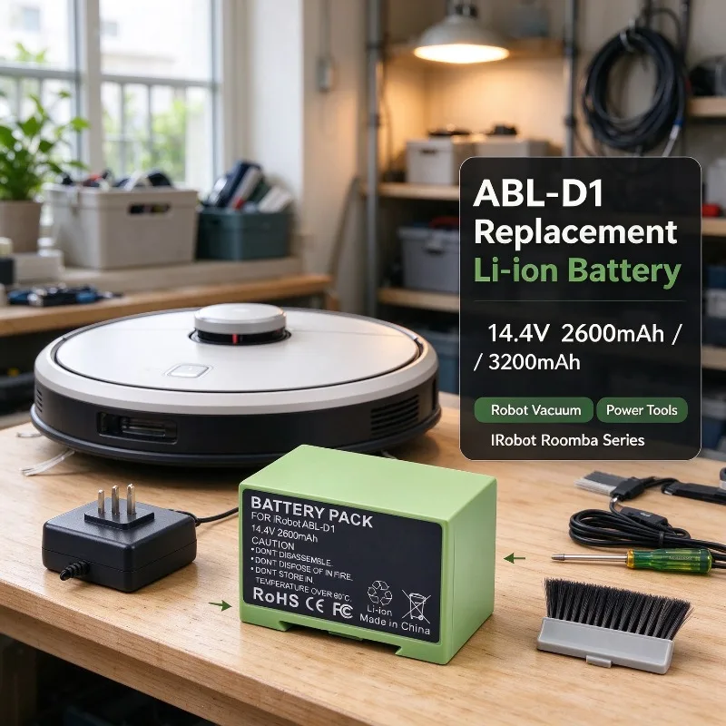 ABL-D1 14.4V 2600mAh/3200mAh Replacement Li-ion Battery for IRobot Roomba I7 I7+ I3 I4 E5 E6 E7 I8 J7 Robot Vacuum Power Tools