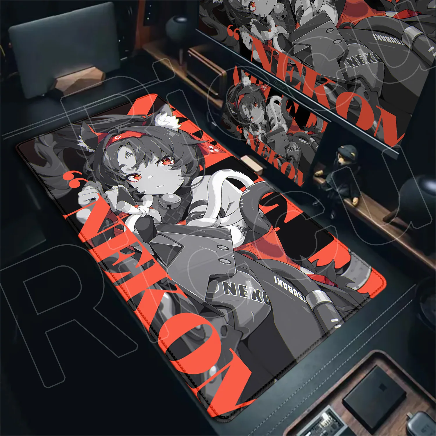 

New Zenless Zone Zero Mouse Pad ZZZ Wright Asaba Yuma Trigger Evelyn Chauvelier Anby Jane Large Rubber Locking Edge Keyboard Mat