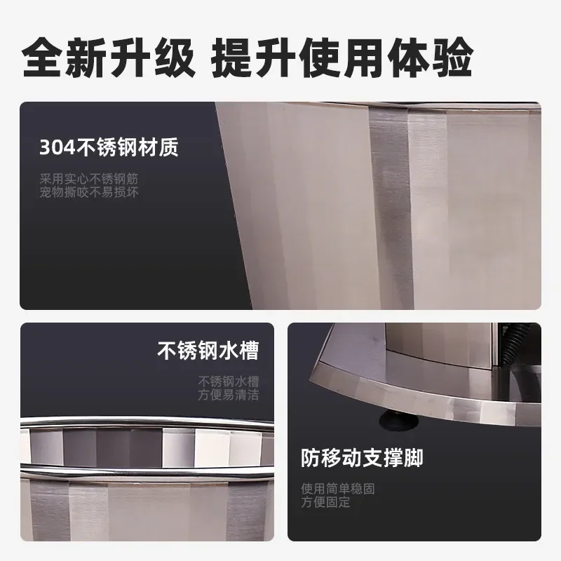 Customized 304 Stainless Steel Pet Bath Tub for Dogs and Cats Multi Functional Medicine Pool for Grooming and Washing