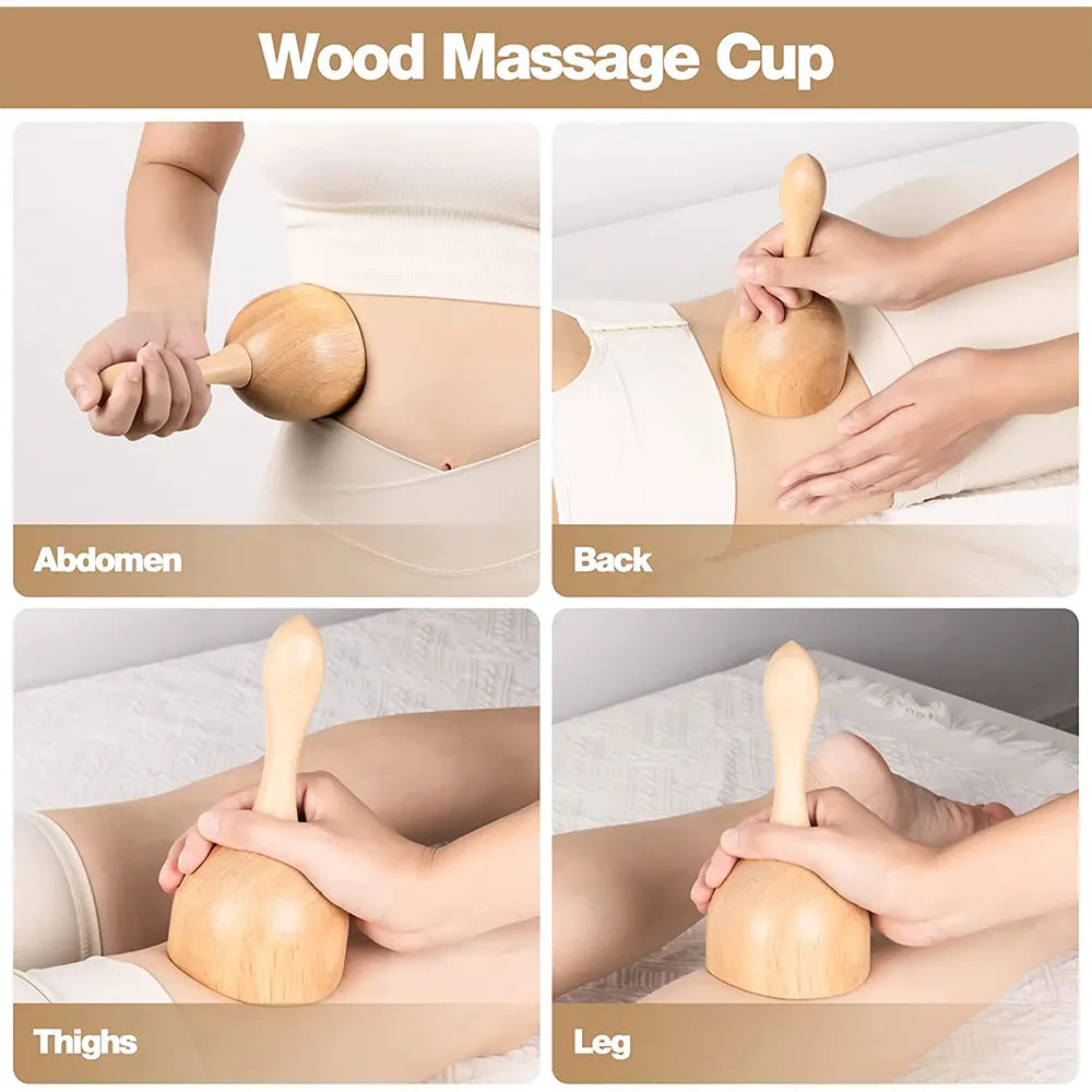 Holztherapie-Massage werkzeuge, Lymphdrainage-Massage gerät Maderoterapia Body Sculpting Tools Holztherapie-Tool zur Muskel freisetzung