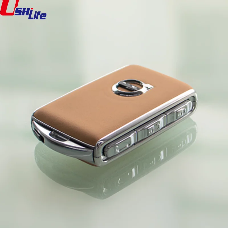 for Volvo S60 S90 XC40 XC60 XC90 V60 V90 Polestar 1 Polestar 2 Fashion Leather Alloy Car Key Case Fashion Key Modification Shell - Image 3