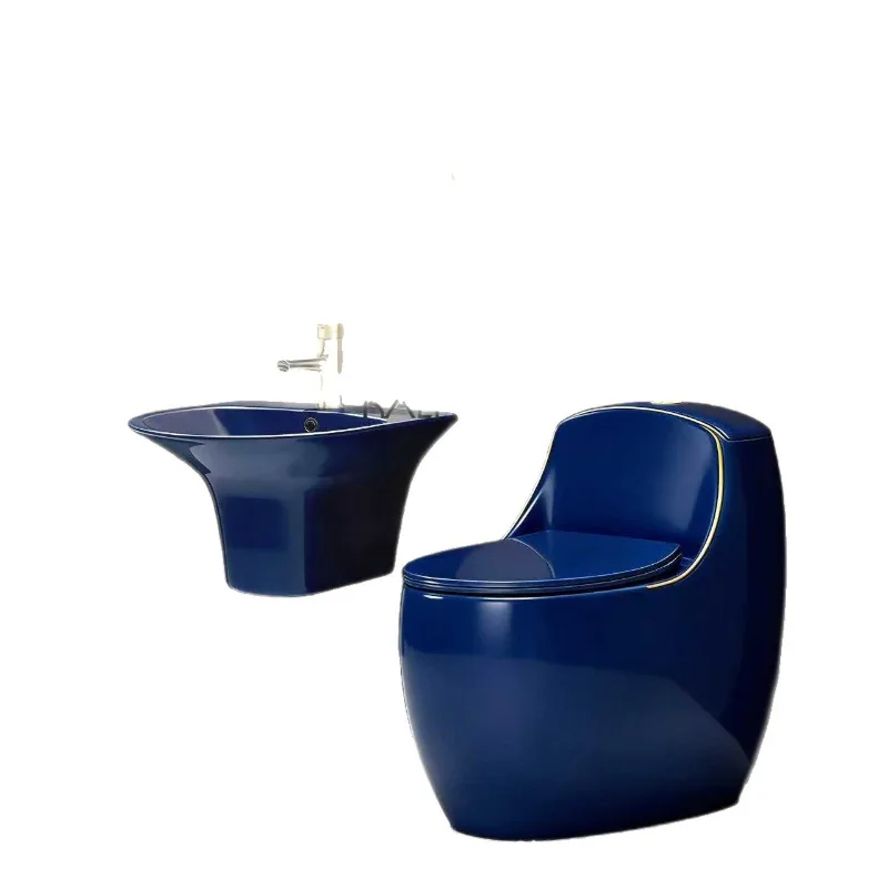 Fomex Fomex Export New Household Swan Toilet Creative Color Large Diameter Toilet Small