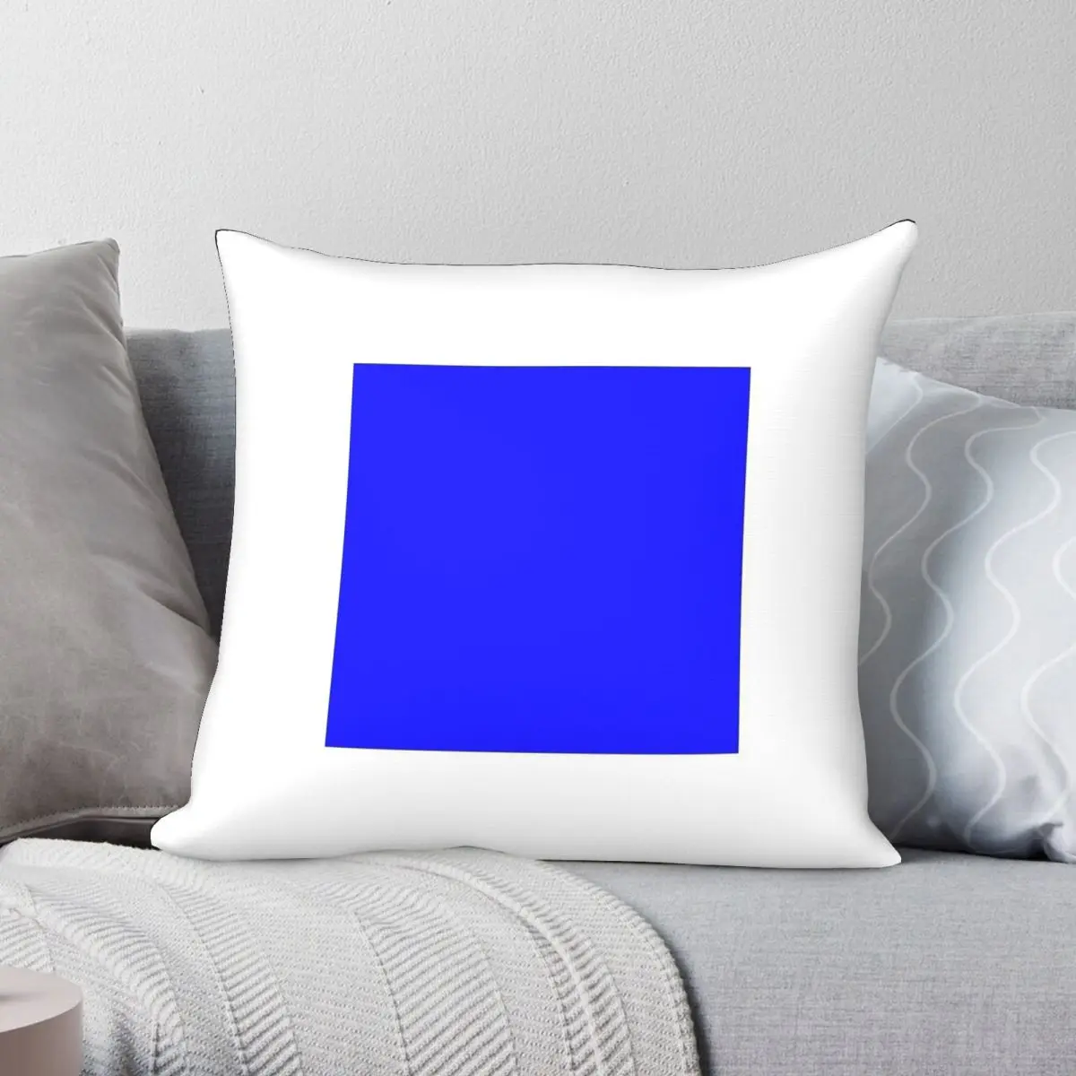 International Maritime Signal Flags S Square Pillowcase Polyester Linen Velvet Printed Zip Decorative Home Cushion Cover