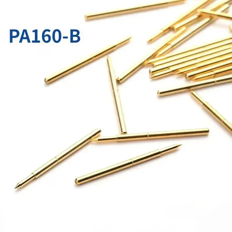 20PCS/bag Gold-plated Spring Test Needle PA160-A2 B1 E2 D2 H2 J1 Q1 Q2 T2 LM2 F1 Outer Diameter 1.36mm Length 24.5mm PCB Probe