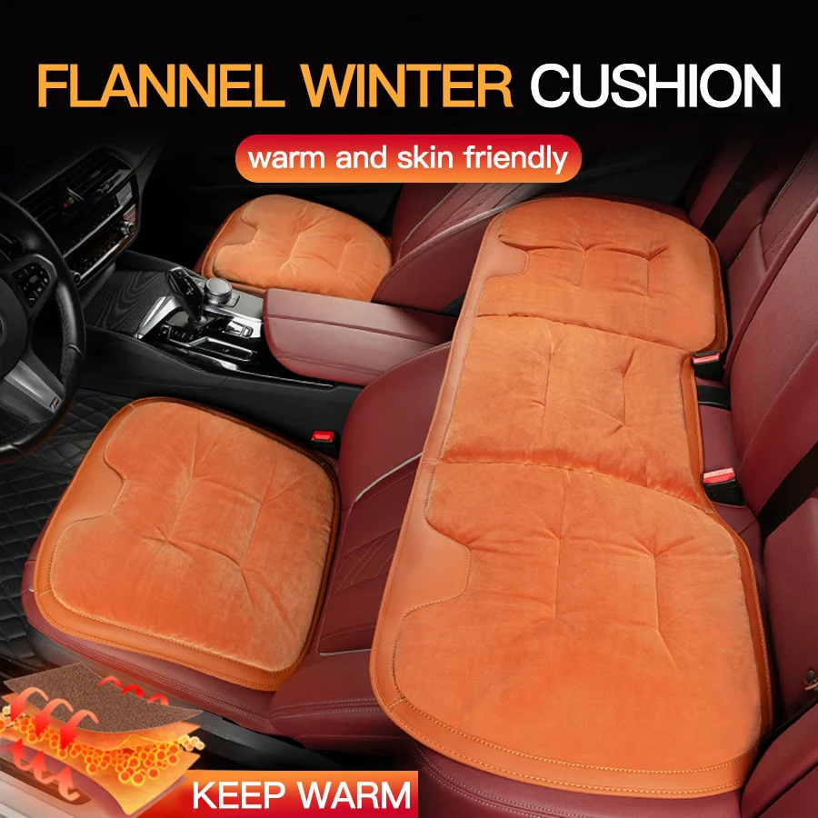 

For Hongqi HS5 HS7 E-HS9 H5 H7 H9 Interior Accessories Car Front Seat Cover Winter Warm Seat Cushion Driver Seat Pad