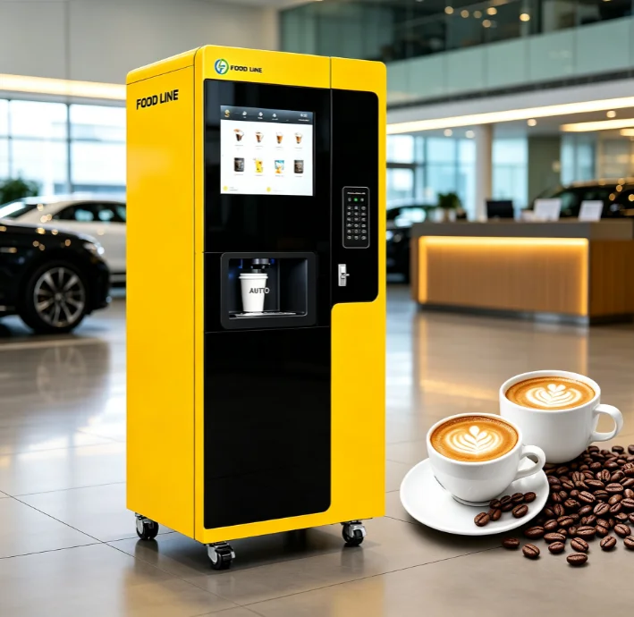 Simple Operation Coffee Vending Machine Self Service Coffee Vending Machine
