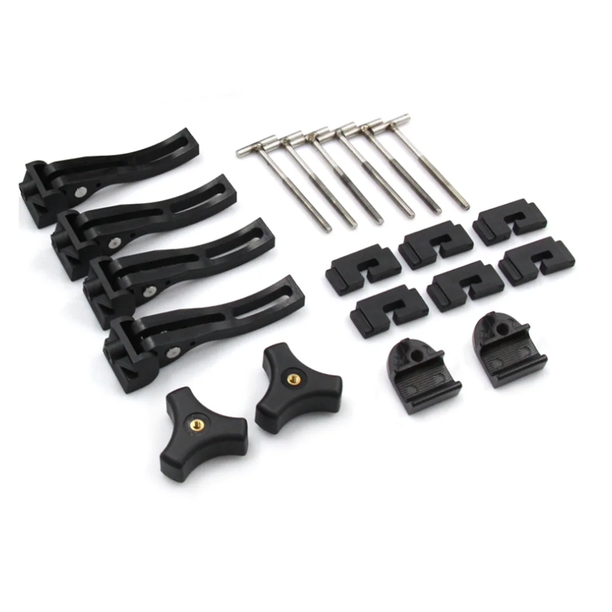 AA98 Bed Cover Clips Tonneau Replacement Parts Kit Latch of Safety Straps Rack Mount