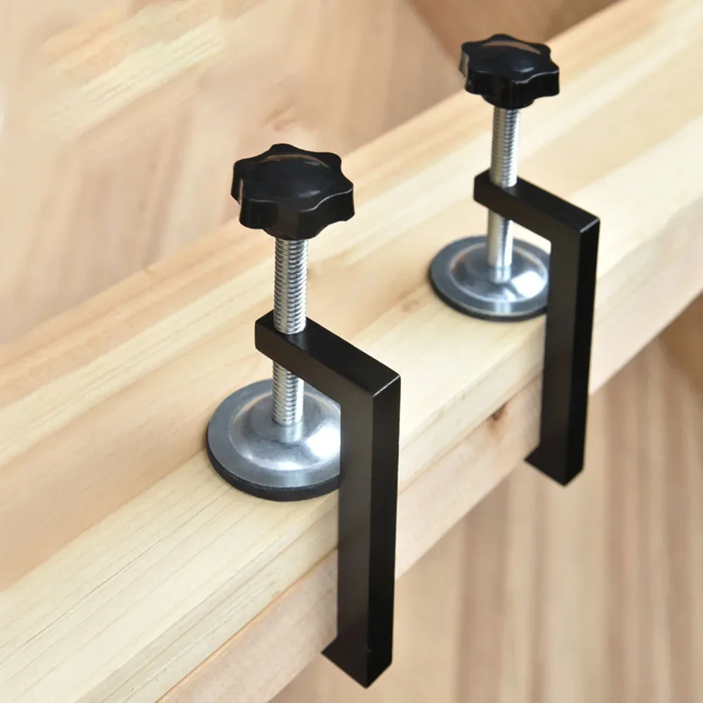 

10-57mm Cabinet Installation Clamp Drawer Fixing Clip Adjustable Cabinet Hardware Jig Portable Front Drawer Woodworking Clamp