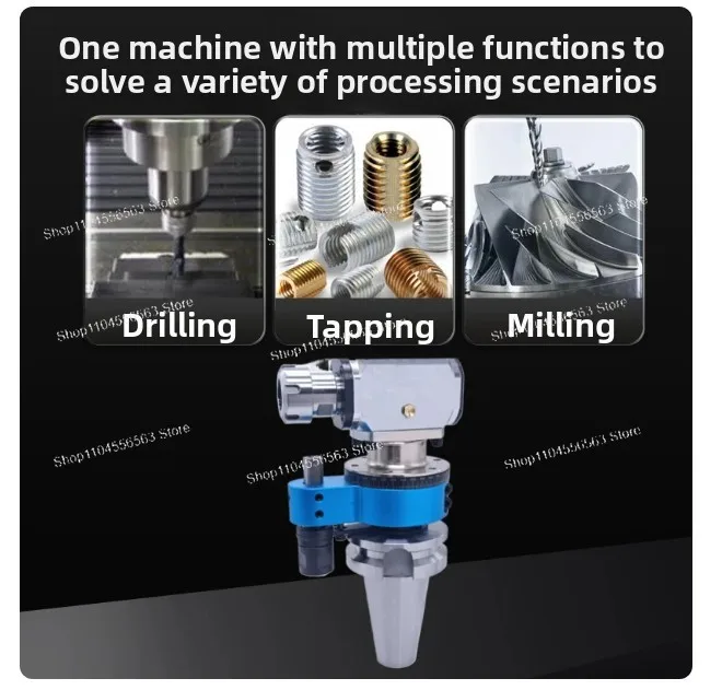 Angle Head BT50 BT40-ER32 90 Degree Side Milling Head, Light High Speed C n c Right Angle Milling Head Machining Center