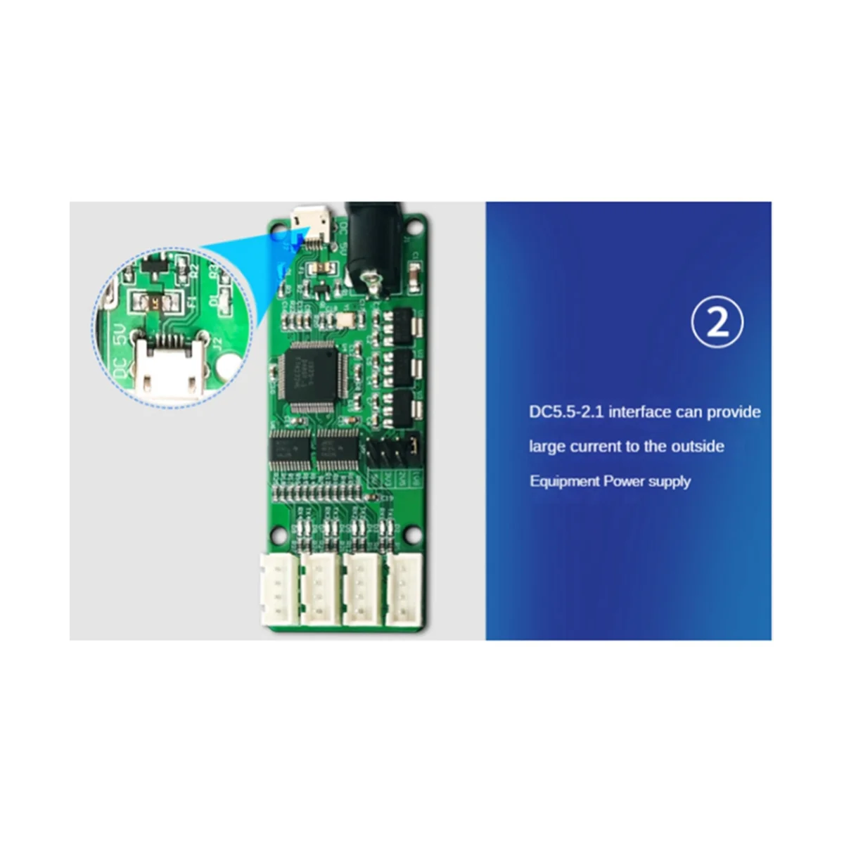 Seriële Poort Module Uart Usb Naar 4 Way Ttl Ft4232 Chip Dc 5V Converter Board Voor Apparatuur