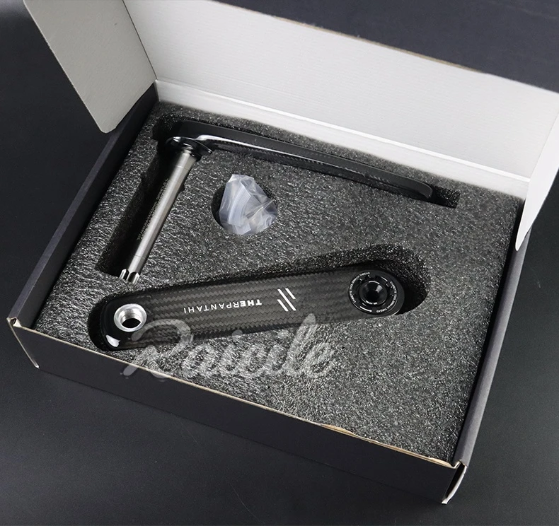 RPANTAHI Rennrad-Carbonfaser-Kurbelgarnitur SLRPower Meter Fahrrad-Kettenblattklemme Smart Riding Precision EASTON-Schnittstelle 150–172,5 mm – Detail 15