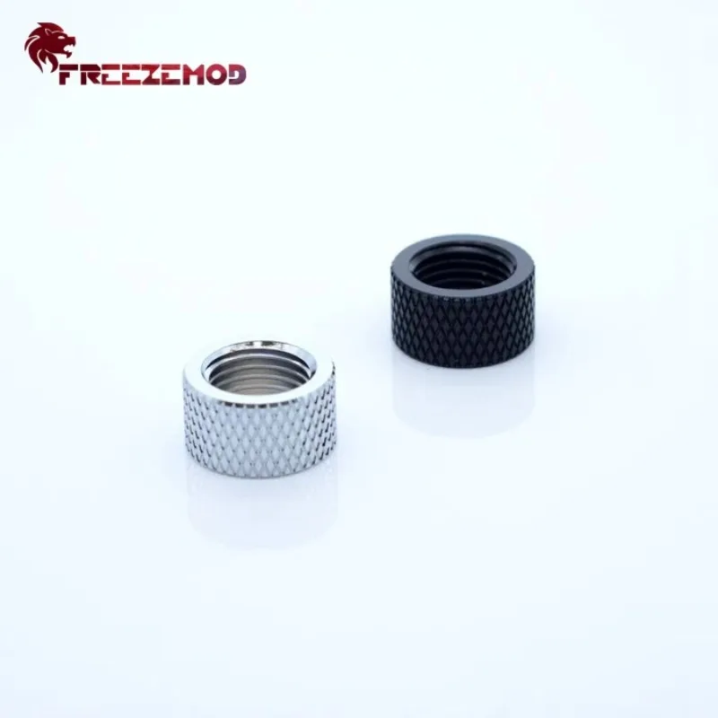 FREEZEMOD copper female to female 10mm internal thread G1/4'' compute pc water cooler fitting. HYCZT-B10