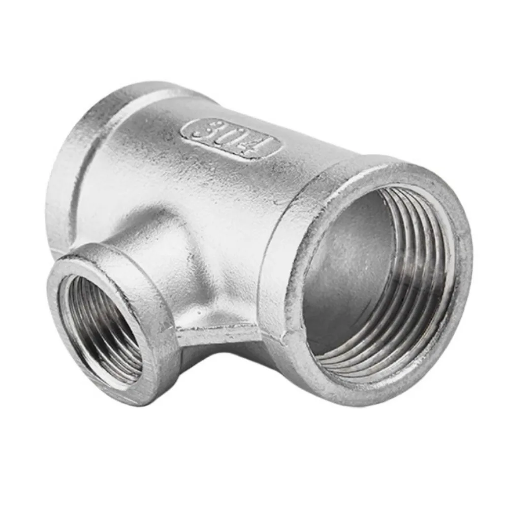 

1/8 1/4 3/8 1/2 3/4 1 2 3 4 BSPT NPT Женский редуктор Тройник 3-ходовой фитинг из нержавеющей стали 304 Соединитель муфты Разветвитель