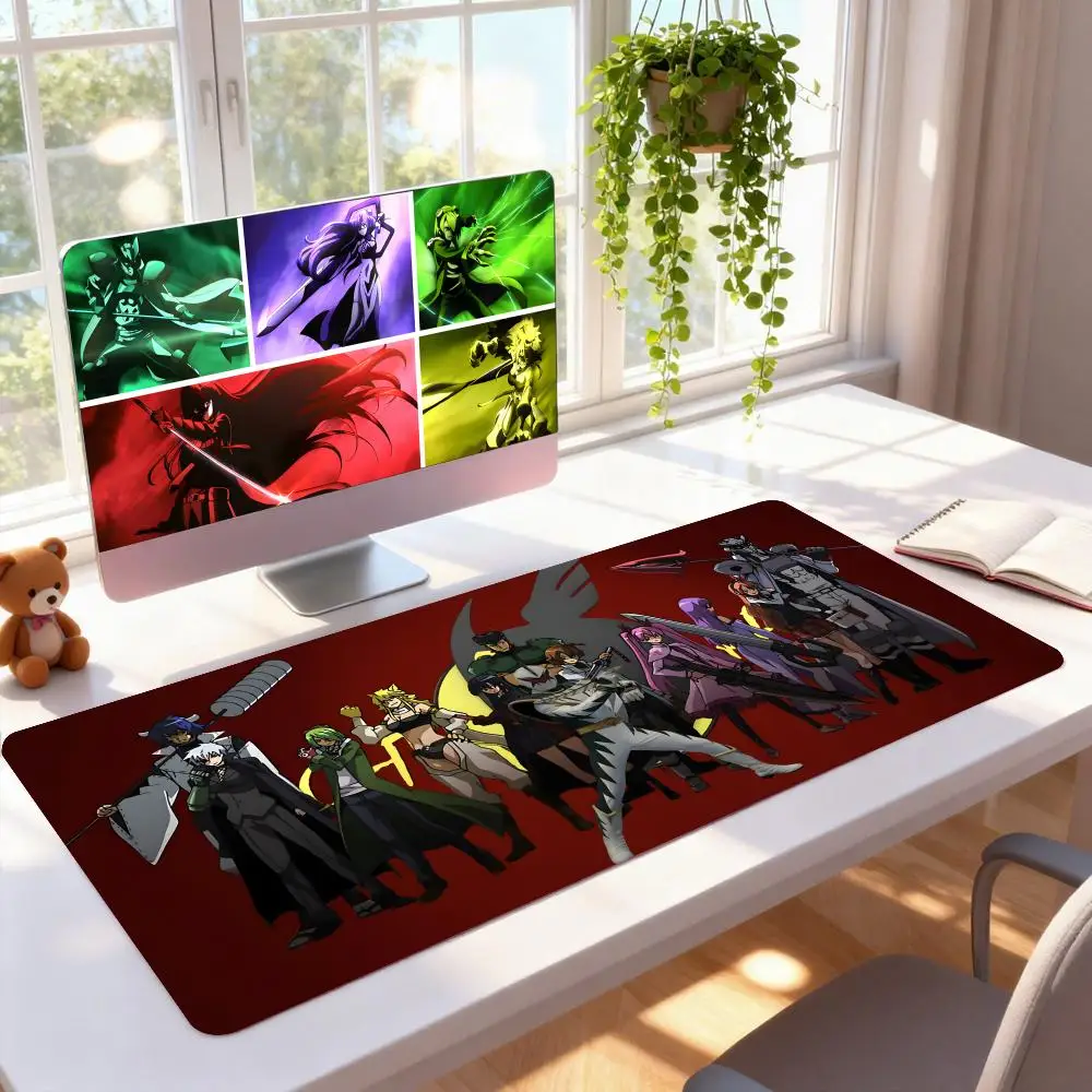 

Akame Ga Kill Mouse Pad Rubber Computer Laptop Official Game Super Colored Print Aesthetic Pretty Fashion Luxury Mat