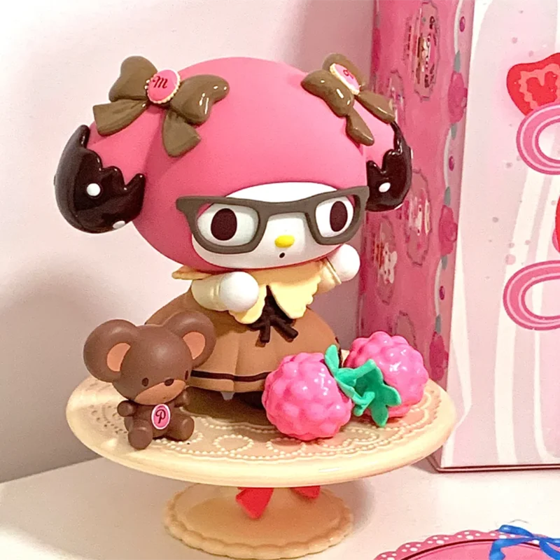 Sanrio My Melody Afternoon Tea Series Blind Box Action Figures Collection Mystery box Doll Decoration Girl Gift Toy