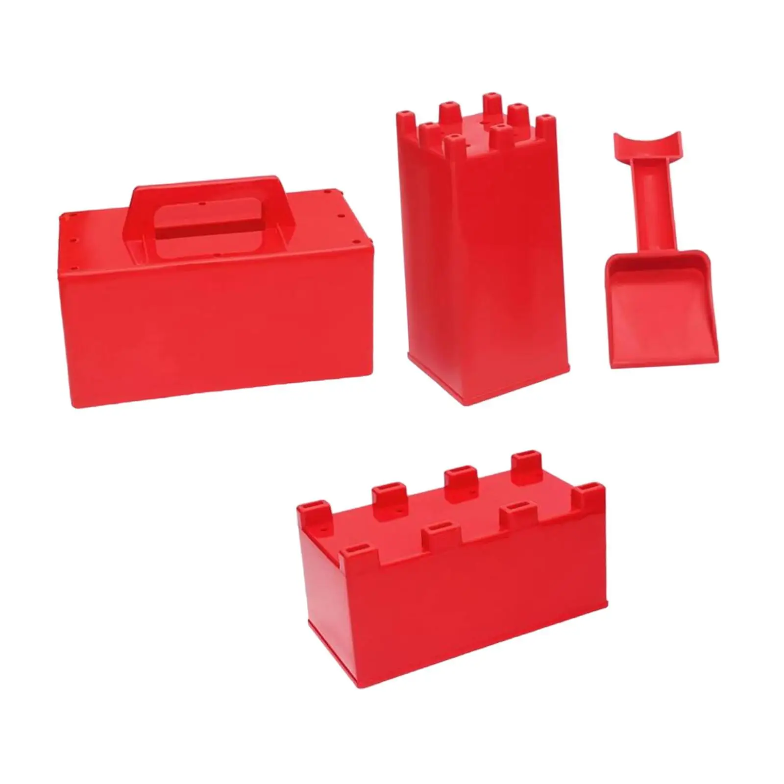 

4x Sand Castle Mould Winter Snow Building Block for Children Toddlers Adults