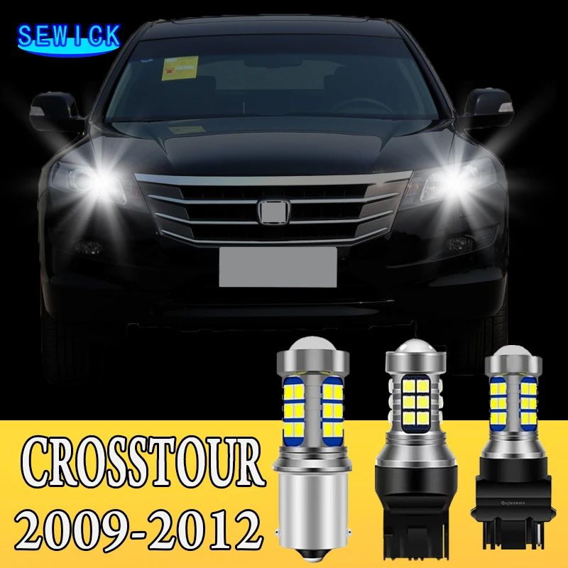 2pcs Dual Mode LED Turn Signal+Daytime Running Light DRL Accessories For Honda Crosstour 2009-2012 2010 2011